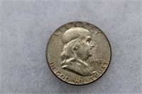 U.S. 1952 Franklin Half Dollar - 90% Silver