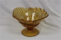 Interesting MCM Glass Compote