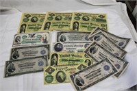 U.S. Novelty Currency Notes
