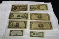 Mixed Lot of Japanese WW2 Occupation Currency