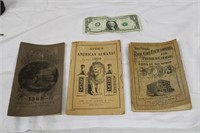 Antique American Almanac & 1868 Coin Catalog
