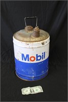 Mobil Collectilbe 5 Gallon Oil Can