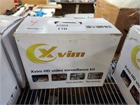 X VIN HD VIDEO SURVEILLANCE KIT W/ 4 CAMERA AND