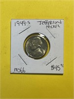 1949-s Jefferson Nickel MS66 grade