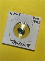4.25ct Tanzanite stone Box 1742