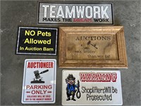 Auction Signs
