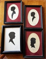 4pc Children's Silhouettes