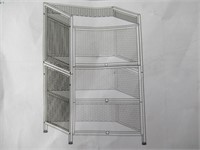 4 Layer Storage Cabinet- White*