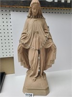 Mary with Rosary ( Ceramic )
