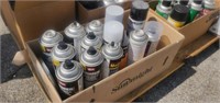 ASSORTED COMMERCIAL SPRAY PAINTS