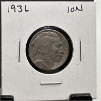 1936 BUFFALO NICKEL