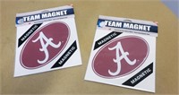 2 Alabama Crimson Tide Magnets