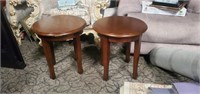 PAIR SIDE TABLES