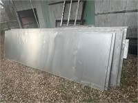 (6 Total) 4ft x 14 1/2ft Aluminum Panels