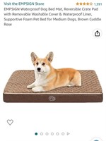 EMPSIGN waterproof dog bed