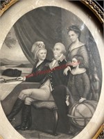 Print Of George Washington and Family