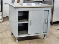 Enclosed Storage Cabinet w/ Work Top