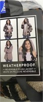 $40-Ladies L/XL reversible plush jacket