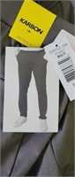 $23-Mens Sm grey Karbon sports pants