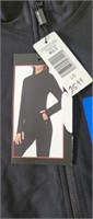 $26-Ladies Lg black Spyder front zip