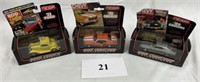 3 Road Champions Collectibles 1:43 Die Cast Cars