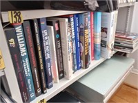 Shelf of Books to include Mansell, Fast Lane,