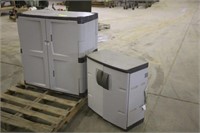 (2) Rubbermaid Storage Cabinets,  Approx