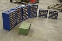 (2) Boxes Of Storage Bins With Assorted Fasteners