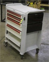 Rolling Tool Cart, Approx 34"x22"x40"