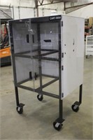 Rolling Poly Cart/Cabinet,  Approx 35"x39"x68"