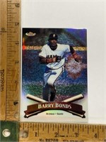Large Barry Bond Topps Finest 5” x 3.5” baseball