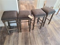 FOUR (4) COUNTER STOOLS