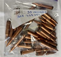 30 ROUNDS 308 7.62 X 51MM AMMO