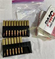 34 ROUNDS PMC TARGET AMMUNITION 6.5X55 AMMO