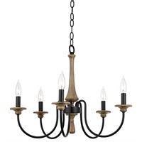 Kira Home Sherbrooke 24" 5-Light French Country