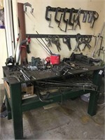 Heavy Steel Work Bench w/Asstd Tools