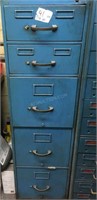 Metal Drawer Cabinet w/ Contents -Tooling, parts