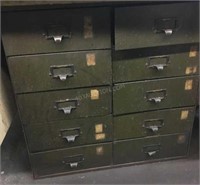 Metal Drawer Cabinet w/ Contents Tooling, Hardware