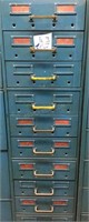 Metal Drawer Cabinet w/ Contents Tooling Etc