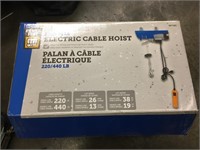 NEW Power Fist 220/440lb Electric Cable Hoist