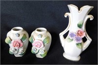 Vintage Czechoslovakia vase - Napco swan -