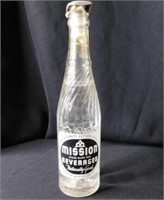 Mission Beverages Danville Illinois glass bottle