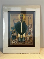 St. Patrick the Enlightener matted print
