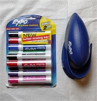 Dry Eraser & Dry erase markers