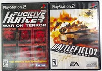 Battlefield 2 Modern Combat & Fugitive Hunter PS2