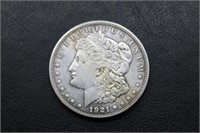 1921-D U.S. Morgan Silver Dollar