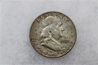 U.S. 1955-D Franklin Half Dollar - 90% Silver