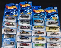 21 Hot Wheels Model Cars- Mustang, Truck, Woody