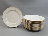 Lot: Mikasa Fine Ivory-Japan 11 Plates LAD-10