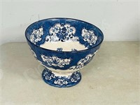 Antique Doulton fruit bowl - 8" tall x 12" wide